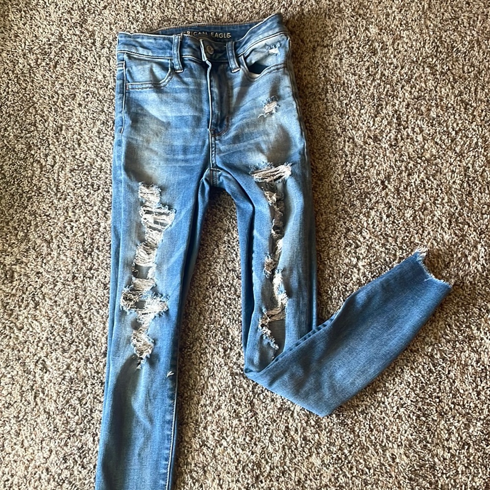 Blue American eagle jeans